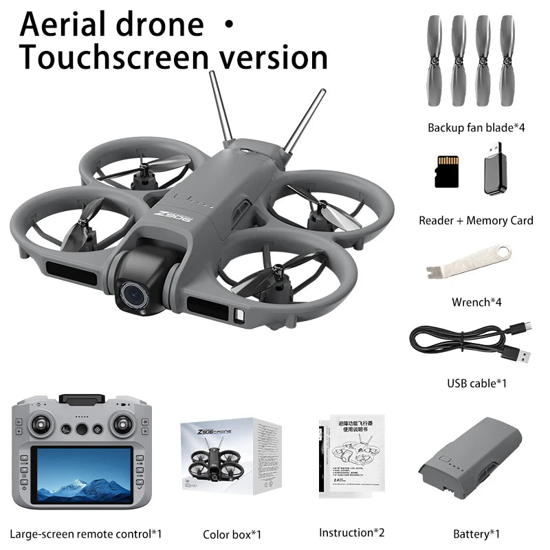 Z906 Drönare 4K HD Dubbelkamera GPS WiFi FPV Borstlös Motor Optiskt Flöde Hopfällbar Hinderundvikande RC Quadcopter