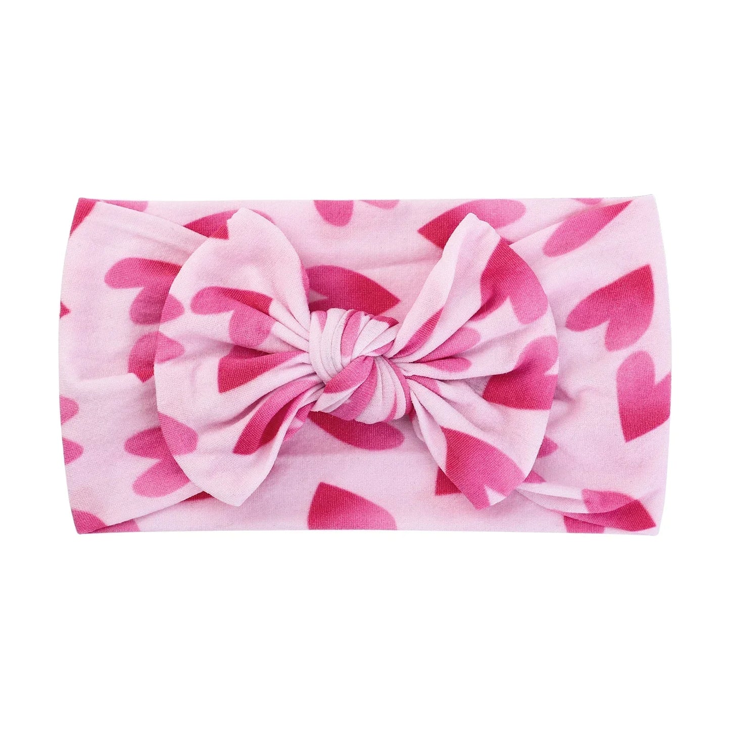 1 st baby nylon huvudduk astique lämplig nyfödd flicka blomma handgjort pannband elastiskt hårband turban småbarn håraccessoarer