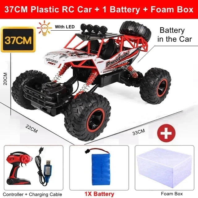 1:16 / 1:12 Terrängbil RC-bil 30 km/h Höghastighets 4WD Eldriven fjärrstyrd bil Buggy 4X4 Terrängbilsfordon Modellleksak Present