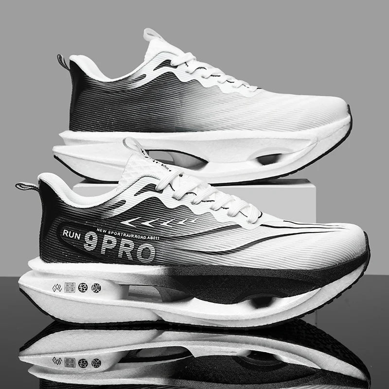 Herr Sport Löparskor Carbon Board Marathon Andningsbara Lätt Komfort Dam Atletiska Sneakers Jogging Tenis Luftkudde 2026