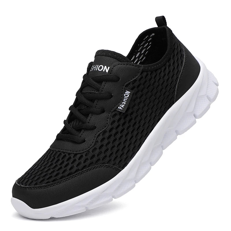 Sommar Herr Sneakers Högkvalitativa Andningsbara Fritidsskor Utomhus Halkfria Herrsportskor Lätt Mode Tennisskor