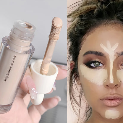 Flawless Finish Flytande Concealer Full täckning för blemmor Mörka ringar och fräknar Smidig applicering Långvarig,
