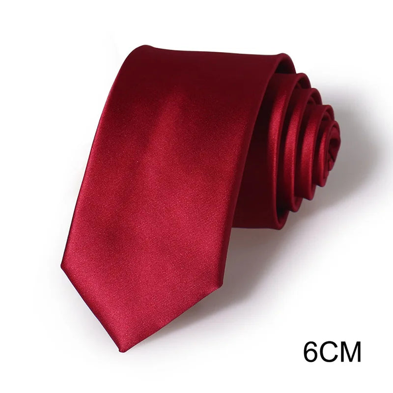 HUISHI 8CM 8 stilar herr enfärgad mörkblå slips 6cm vattentät jacquardslips vardagskläder kravatt bröllopsfest för män