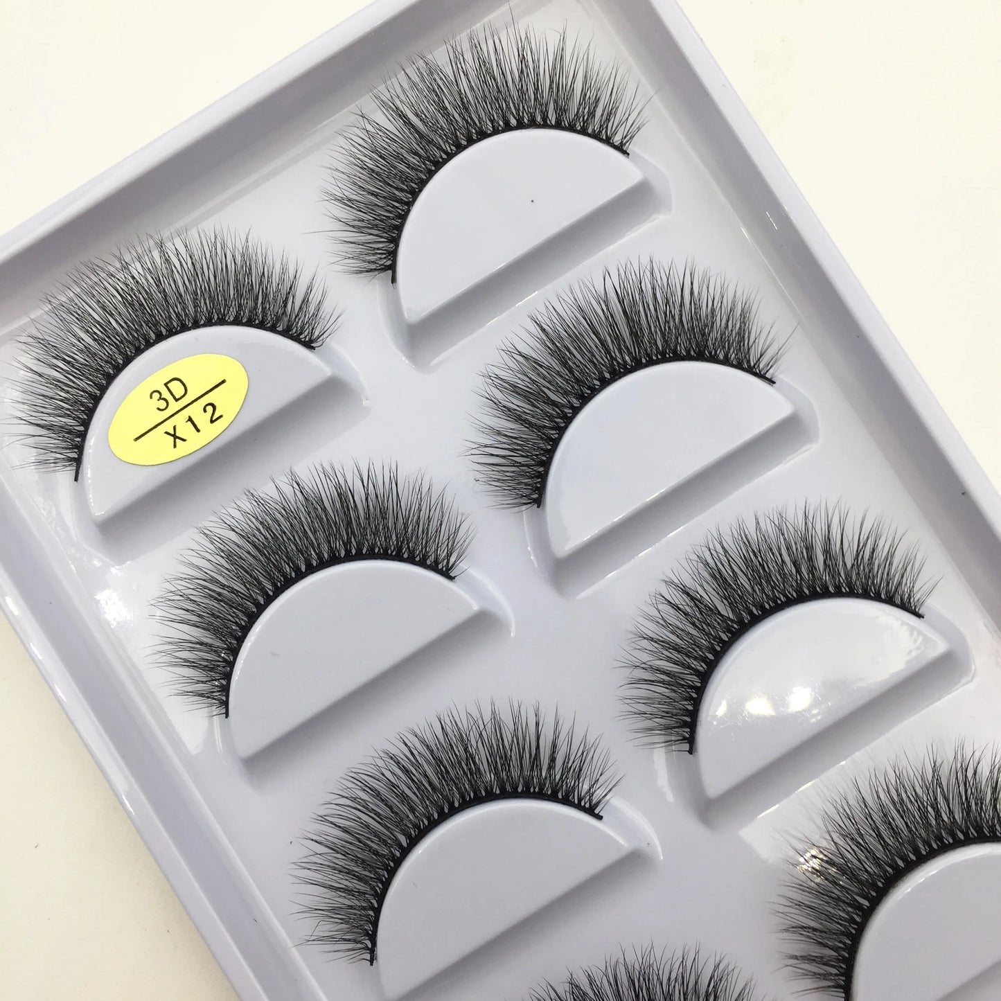 Naturliga 3D Mink Lösögonfransar, Makeup Lösögonfransar, Faux Cils, Makeup Skönhetsverktyg, Partihandel, 5 Par