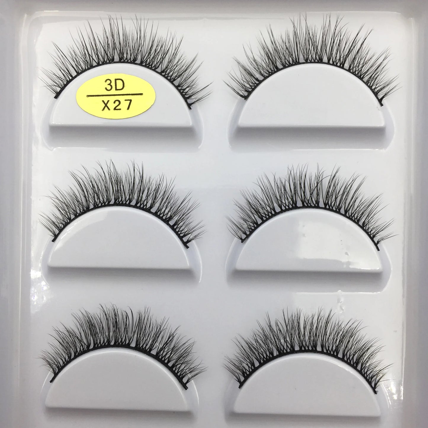 Naturliga 3D Mink Lösögonfransar, Makeup Lösögonfransar, Faux Cils, Makeup Skönhetsverktyg, Partihandel, 5 Par