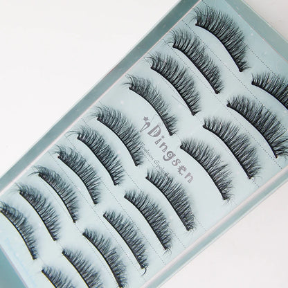 10/2 par minkögonfransar naturliga 3D-fransar falska lösögonfransar makeup dramatiska lösögonfransar grossist ögonfransförlängning makeup verktyg