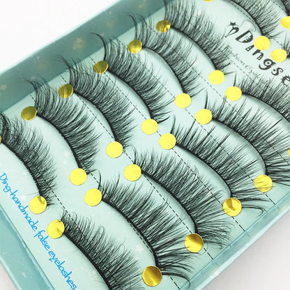 10/2 par minkögonfransar naturliga 3D-fransar falska lösögonfransar makeup dramatiska lösögonfransar grossist ögonfransförlängning makeup verktyg