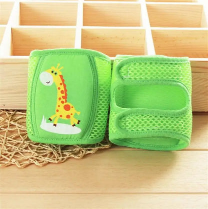 Babytillbehör Knäskydd Säkerhet Flicka Pojke Barn Småbarn Krypskydd Halkskydd Spädbarnsdamask Justerbar Knäskål Kanin Giraff