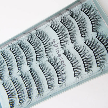10/2 par minkögonfransar naturliga 3D-fransar falska lösögonfransar makeup dramatiska lösögonfransar grossist ögonfransförlängning makeup verktyg