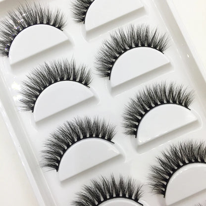 38 stilar 5 par ögonfransar naturliga 3D mink lösögonfransar smink lösögonfransar falska ögonfransar falska cils smink skönhetsverktyg grossist