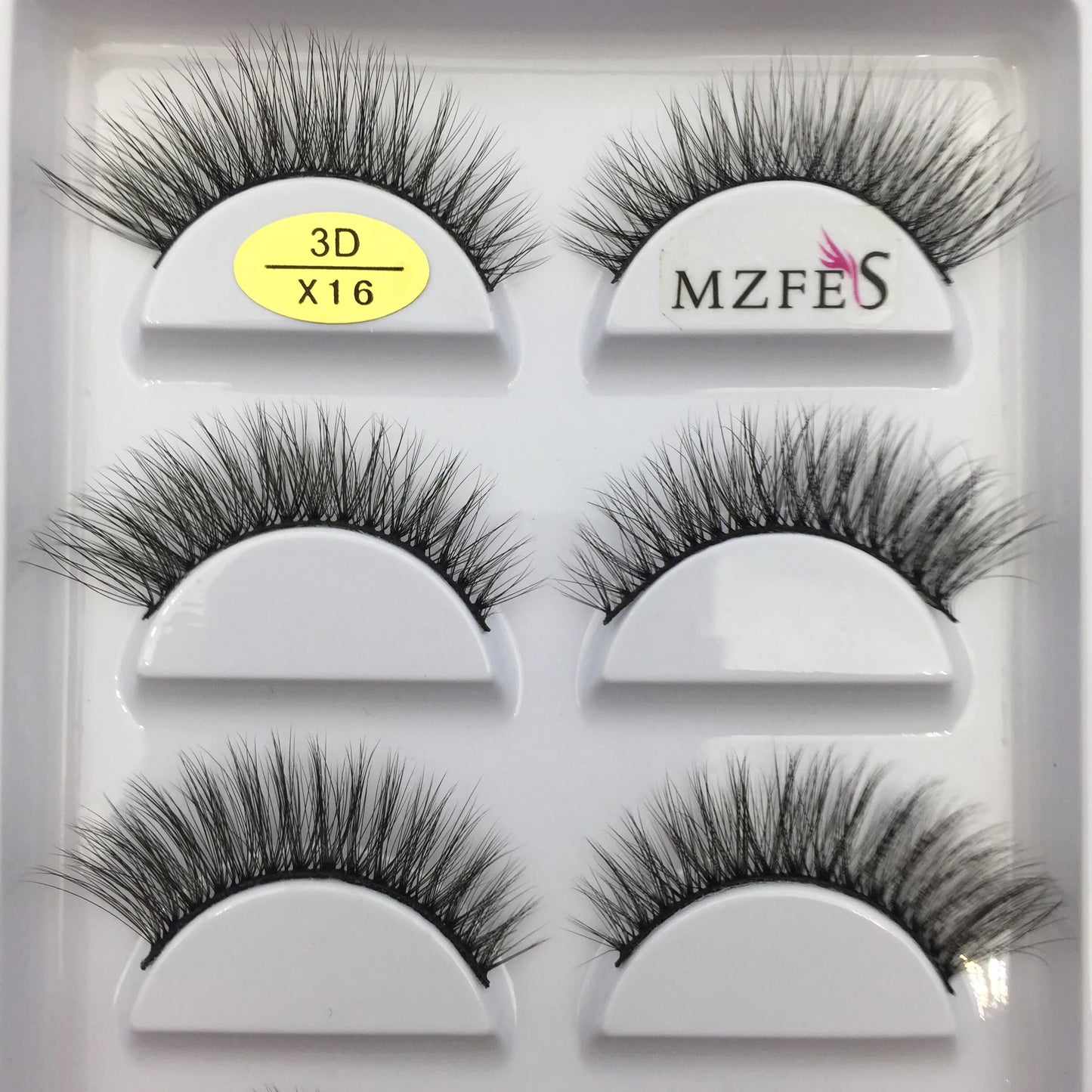 Naturliga 3D Mink Lösögonfransar, Makeup Lösögonfransar, Faux Cils, Makeup Skönhetsverktyg, Partihandel, 5 Par