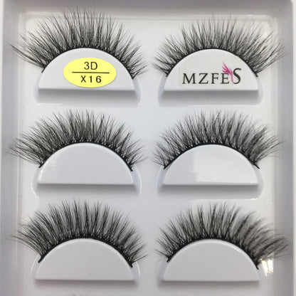 Naturliga 3D Mink Lösögonfransar, Makeup Lösögonfransar, Faux Cils, Makeup Skönhetsverktyg, Partihandel, 5 Par