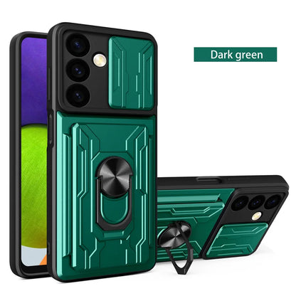 Skal till Samsung Galaxy S26 S25 S24 S23 S20 S21 S22 Ultra Plus FE Note 20 Ultra Skal med korthållare, rustning, fodral