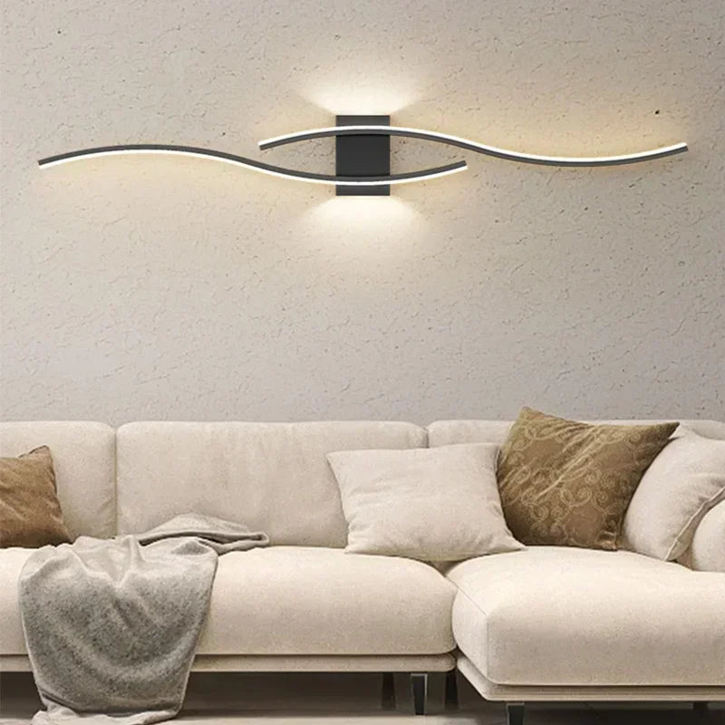 DAMIASMIL LED Modern Vägglampa Sovrum För Vardagsrum Bakgrund Sängbord Svart Vit Guld Vägglampa Dekorativ Belysningsarmatur