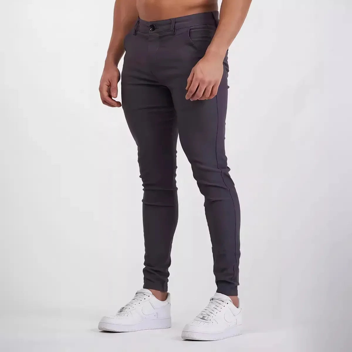 Vår Sommar 2024 Casualbyxor Vårnya Herr Utomhusbyxor Slim Fit Raka Byxor Träningsbyxor för Herr