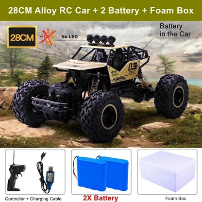 1:16 / 1:12 Terrängbil RC-bil 30 km/h Höghastighets 4WD Eldriven fjärrstyrd bil Buggy 4X4 Terrängbilsfordon Modellleksak Present