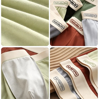 6 st. herrunderkläder i ren bomull boxershorts herrtrosor herr andningsbara antibakteriella underbyxor sexiga sportkomfort herrboxare