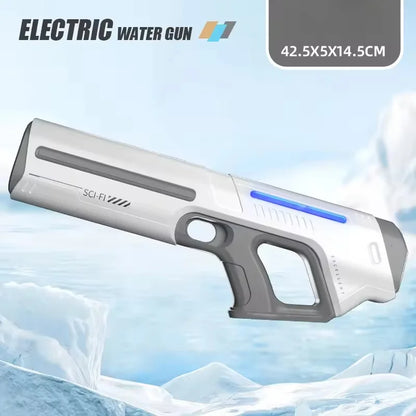 Absorberar automatiskt vatten Högtrycks Elektrisk Vattenpistol Leksaker För Barn Sommar Utomhus Pool Slåssspel Barn Vattenpistol Gåva