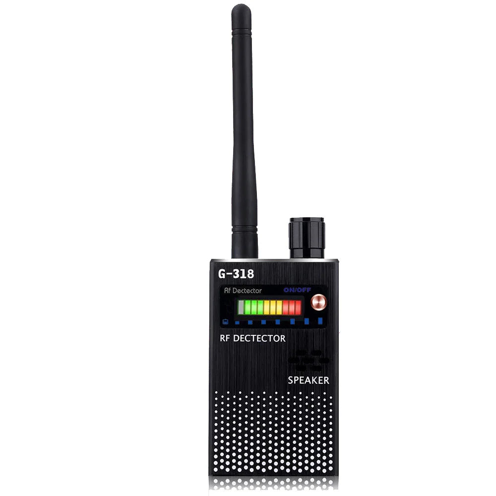 Professionell antispiondetektor Trådlös RF-signalsökare WiFi GSM Bug Spionkamera Avlyssning GPS-spårare Signalenheter Detektering