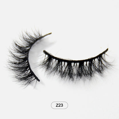 Makeup Minkfransar Fluffiga Mjuka Hela Lösögonfransar Naturliga Lösögonfransar Wispy Lash Extension