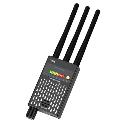 Professionell antispiondetektor Trådlös RF-signalsökare WiFi GSM Bug Spionkamera Avlyssning GPS-spårare Signalenheter Detektering