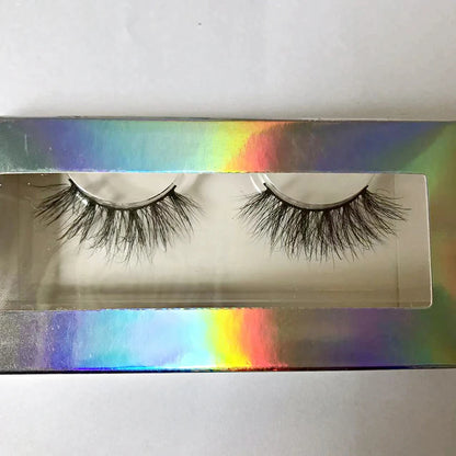 Makeup Minkfransar Fluffiga Mjuka Hela Lösögonfransar Naturliga Lösögonfransar Wispy Lash Extension