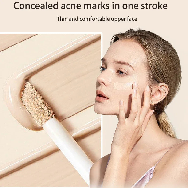 Ögon Ansikte Concealer Flytande Täckning Mörka Ringar Akne Naturlig Makeup Effekt Anti-cerne Bas Foundation Kräm Makeup Kosmetika