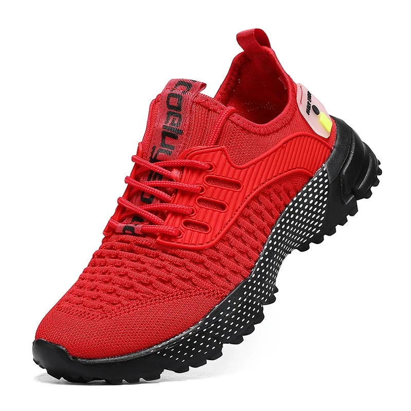 Unisex Sneakers Mode Herr Casual Skor Högkvalitativa Mesh Promenadskor Lätta Vulkaniserade Skor