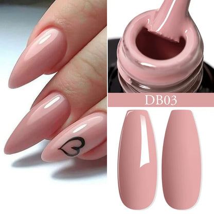 7ml Champagne Guld Silver Reflekterande Nagelgellack Glittrande Skinande Glitter Rosa Röd Nageltillbehör Semi-permanent Gellack