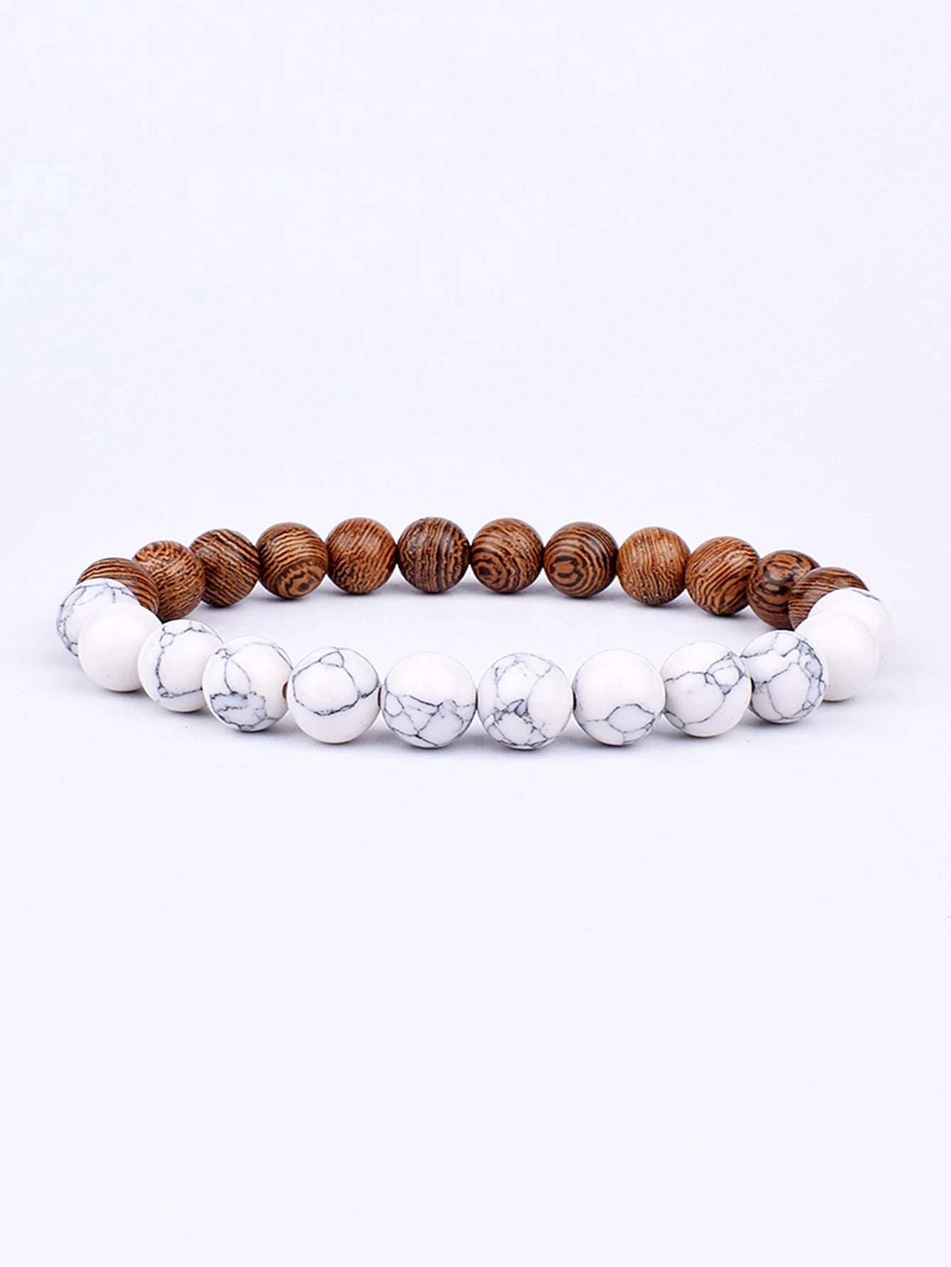 8mm lavaarmband för män vulkaniska stenar träpärlor armband tibetansk buddha handledskedja kvinnor män smycken gåva nya armband