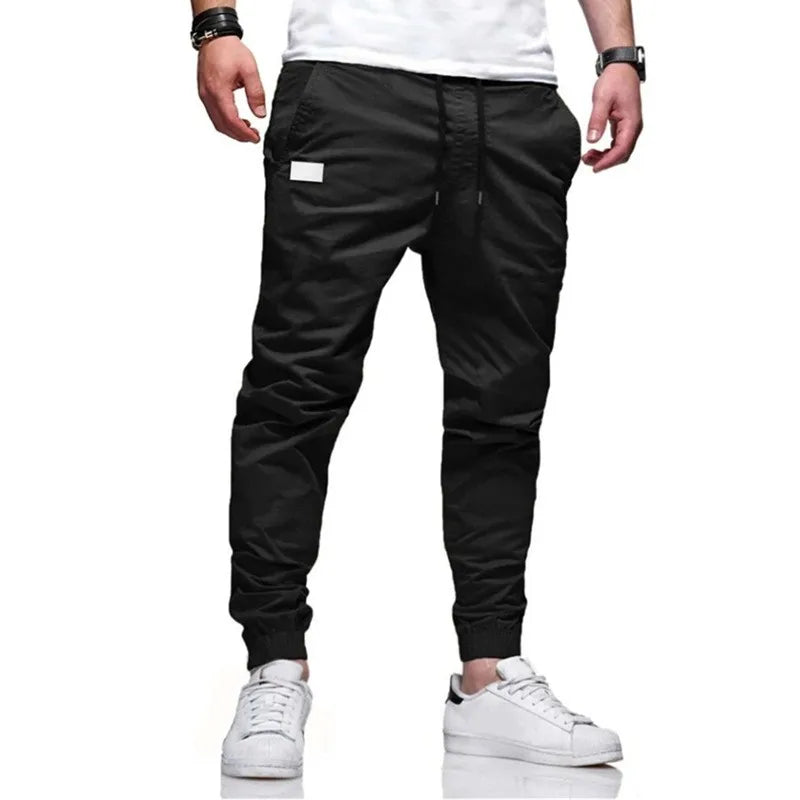 Nya Herr Casual Sportbyxor Träningsbyxor Herr Jogger Cargo Harem Pennbyxor Byxor Flerficks Träningskläder