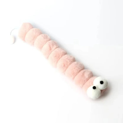 Caterpillar katttugg, bitsäker, tuggtålig kudde för katter, reptålig, mjuk och bekväm kattspark, självunderhållning