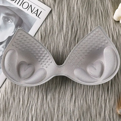 2023 Nya 1 par kvinnor sommar baddräkt vadderingsinlägg svampskum bh-pads bröstkupa bröst bh bikiniinlägg bröstkudde