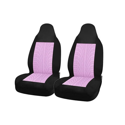 2 st. moderiktigt färgtryck universellt bilsätesöverdrag tvättbart andningsbart tyg sätesskydd trendigt bilinteriör män kvinnor