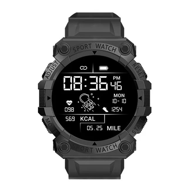 Ny Smartklocka Män Kvinnor Puls Blodtrycksmätare Bluetooth Smartklocka Fitness Tracker Sportklocka För Android iOS