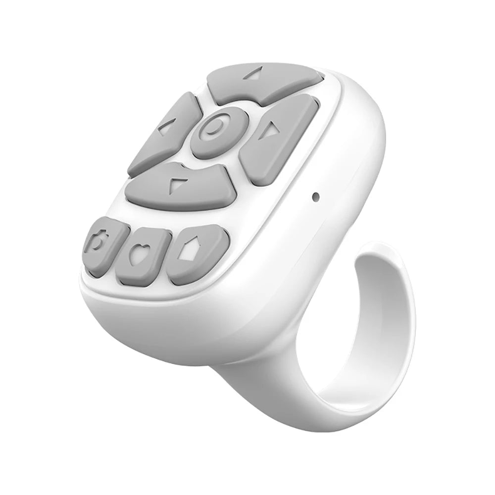 Bluetooth-fjärrkontroll Scrollande ringfinger för TikTok-fjärrkontroll Mobiltelefon Videofjärrkontroll Selfie-pinne Kamerakontroll