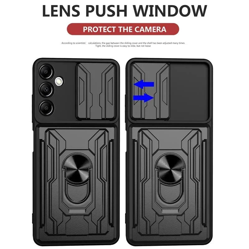 Skal till Samsung Galaxy S26 S25 S24 S23 S20 S21 S22 Ultra Plus FE Note 20 Ultra Skal med korthållare, rustning, fodral