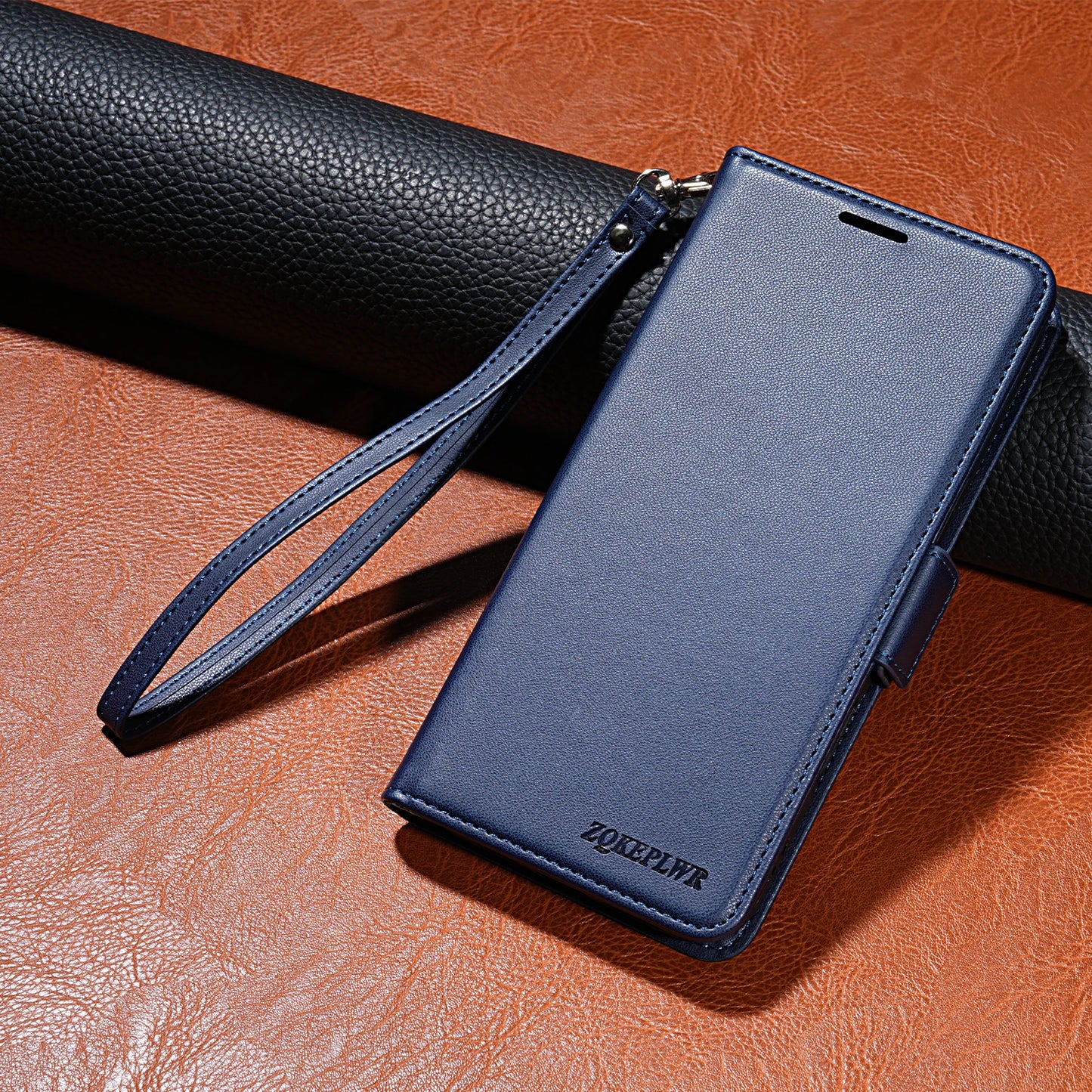Plånbok med korthållare Magnetiskt fällbart läderfodral för Samsung Galaxy S25 Edge S24 FE S23 Plus S22 Ultra S21 S21 Korthållare