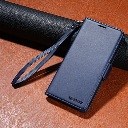 Plånbok med korthållare Magnetiskt fällbart läderfodral för Samsung Galaxy S25 Edge S24 FE S23 Plus S22 Ultra S21 S21 Korthållare