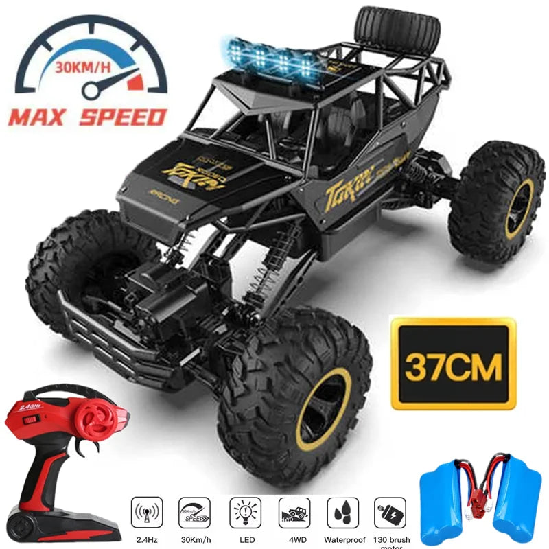 1:16 / 1:12 Terrängbil RC-bil 30 km/h Höghastighets 4WD Eldriven fjärrstyrd bil Buggy 4X4 Terrängbilsfordon Modellleksak Present