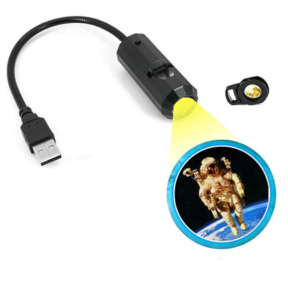 Nyaste Mini USB Månljus Projektor Led Globe Star Galaxy Lampa Nattbelysning för Hem Atmosfär Belysning Rumsdekor Väggpresent
