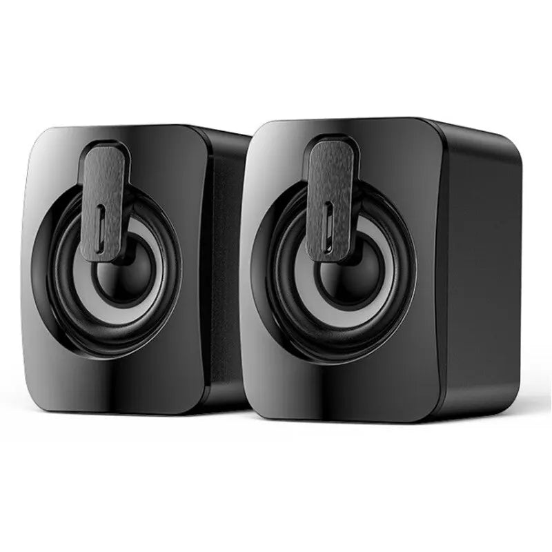 PC Bärbar Datorhögtalare PC Ljudlåda HIFI Stereo Mikrofon USB Kabelansluten Caixa De Som med LED RGB-ljus För Stationär Dator