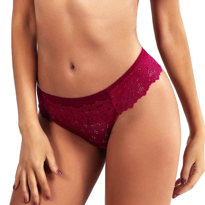 Meet’r Dam 2 st. trosor Sexiga frestelse spetsunderkläder G-stringtrosor Intima trosor Thongs Damtrosor med låg midja och T-rygg