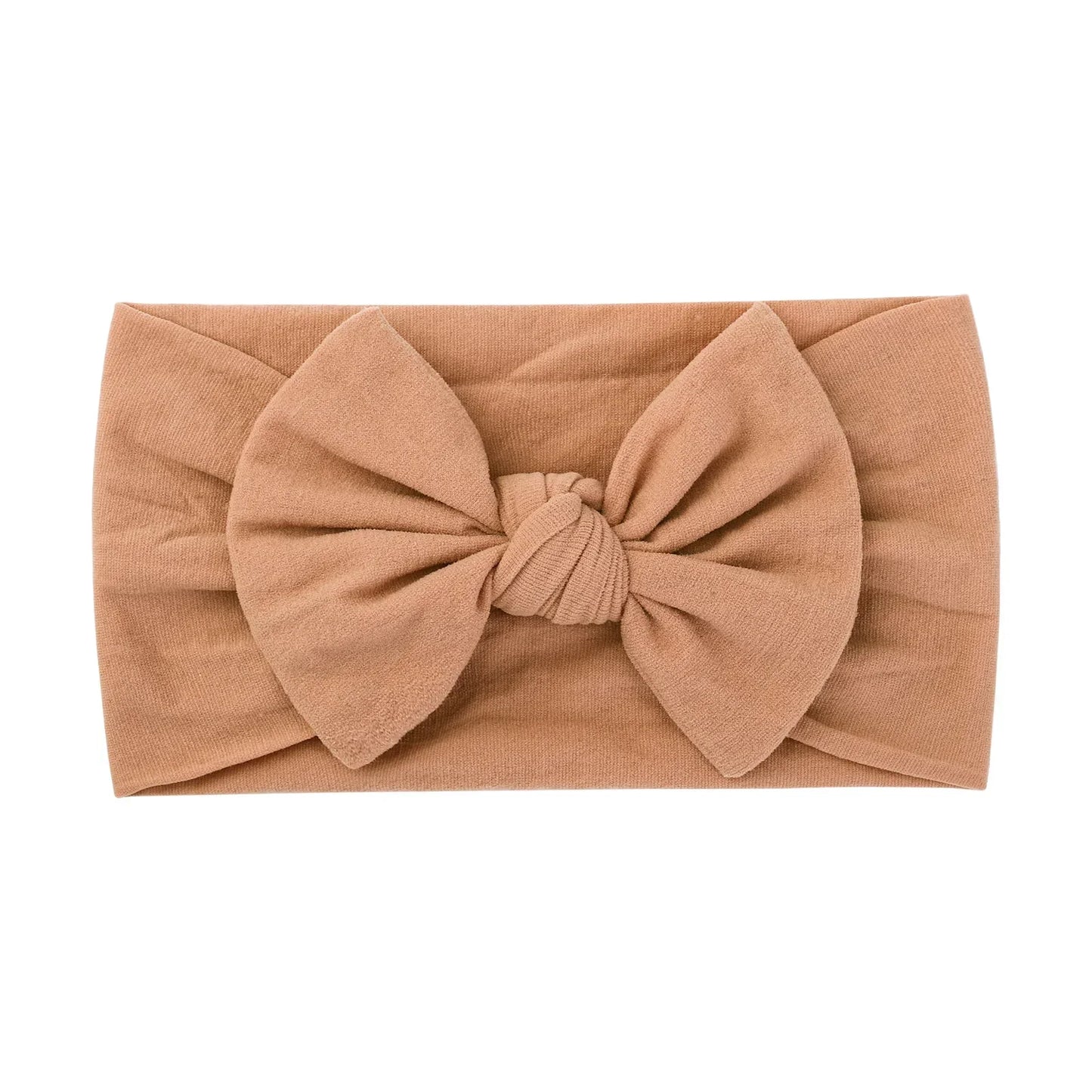 1 st baby nylon huvudduk astique lämplig nyfödd flicka blomma handgjort pannband elastiskt hårband turban småbarn håraccessoarer
