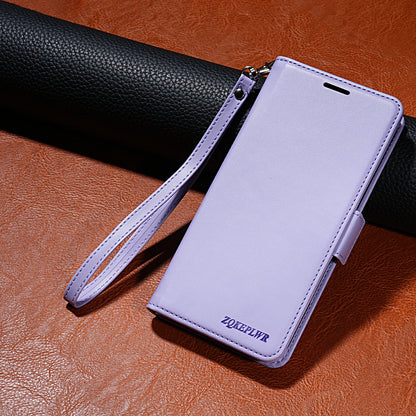 Plånbok med korthållare Magnetiskt fällbart läderfodral för Samsung Galaxy S25 Edge S24 FE S23 Plus S22 Ultra S21 S21 Korthållare