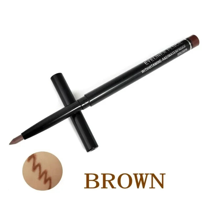 1/5/20 st. Varaktig Vattentät Flytande Eyeliner Icke-blekande Slät Snabbtorkande Eyelinerpenna Inget Bläckläckage Svart Eyeliner Makeup