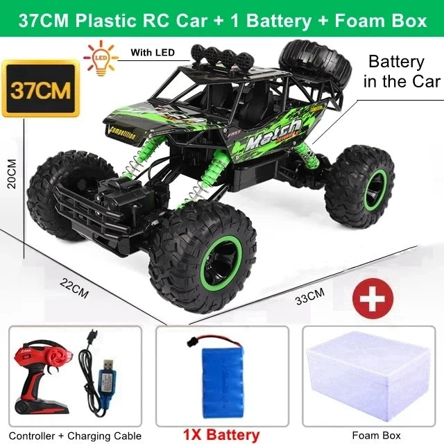 1:16 / 1:12 Terrängbil RC-bil 30 km/h Höghastighets 4WD Eldriven fjärrstyrd bil Buggy 4X4 Terrängbilsfordon Modellleksak Present