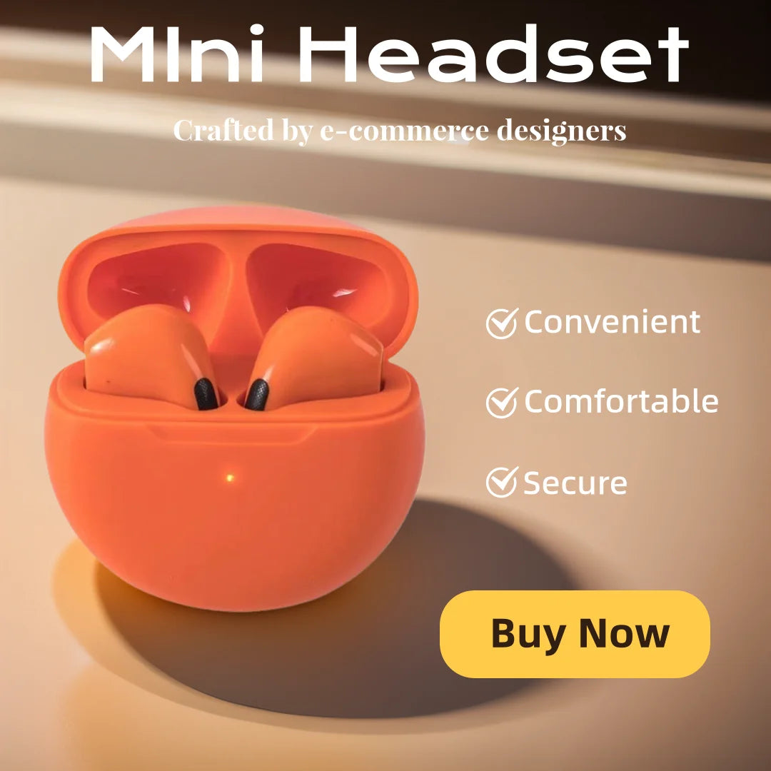 Mini Bluetooth-headset trådlöst bärbart hörlurshandsfree-kommunikationshörlurar med mikrofon för mobiltelefonhörlurar