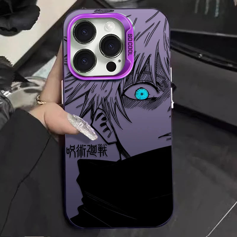 Toji Satoru Gojo Coolt Hårt Mobilskal till iPhone 17 16 15 14 13 12 11 Pro Max Plus 17 Air 16E X XR XS Max Stötsäkert Baksida