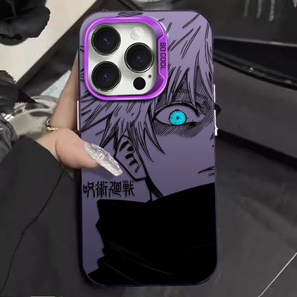 Toji Satoru Gojo Coolt Hårt Mobilskal till iPhone 17 16 15 14 13 12 11 Pro Max Plus 17 Air 16E X XR XS Max Stötsäkert Baksida